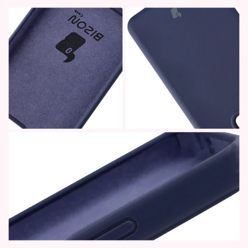 Silikonowe etui Bizon Soft Case do Realme GT 7 / 7T ciemnoniebieskie