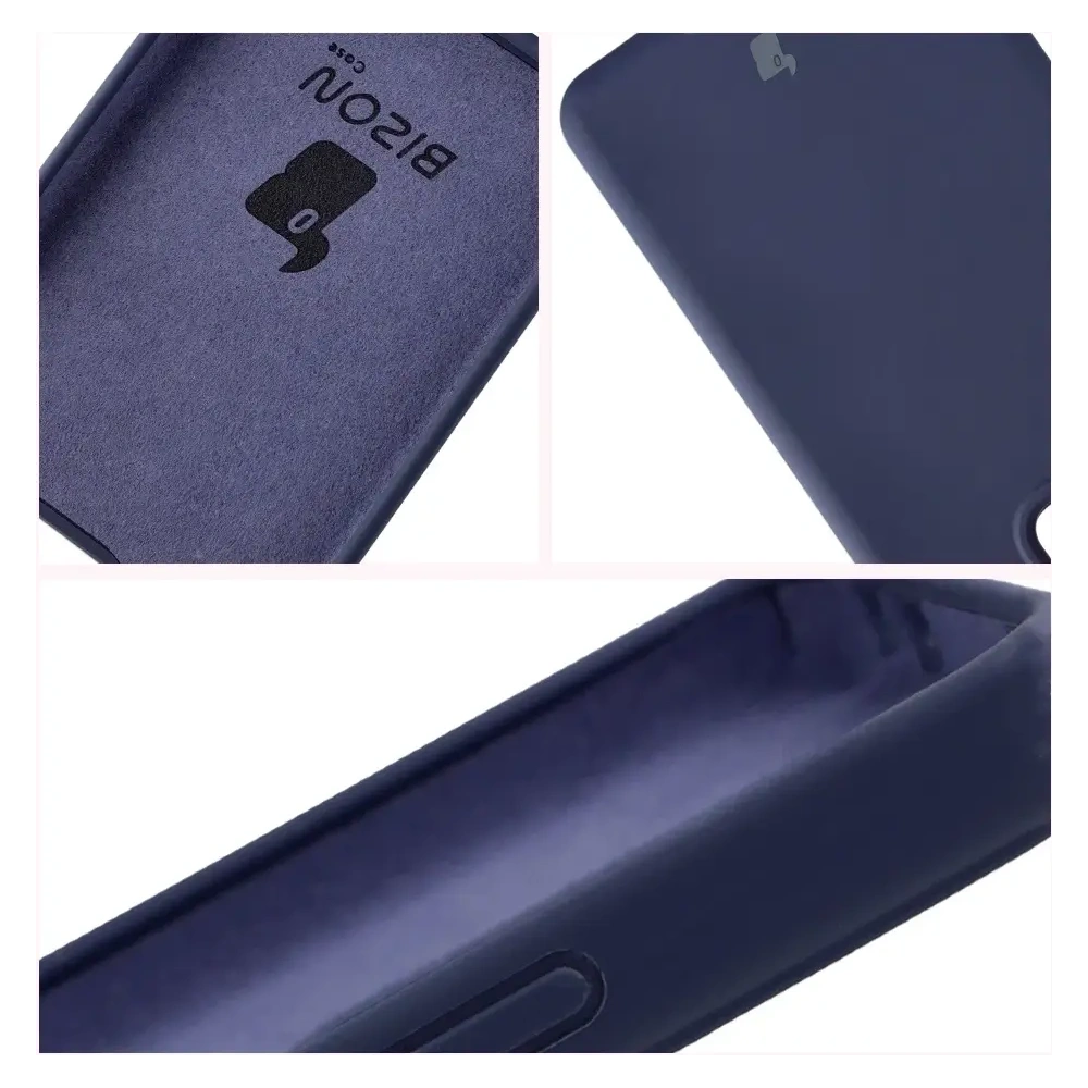 Silikonowe etui Bizon Soft Case do Realme GT 7 / 7T ciemnoniebieskie