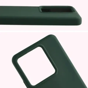 Silikonowe etui Bizon Soft Case do Realme GT 7 / 7T ciemnozielone