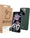 Silikonowe etui Bizon Soft Case do Realme GT 7 / 7T ciemnozielone