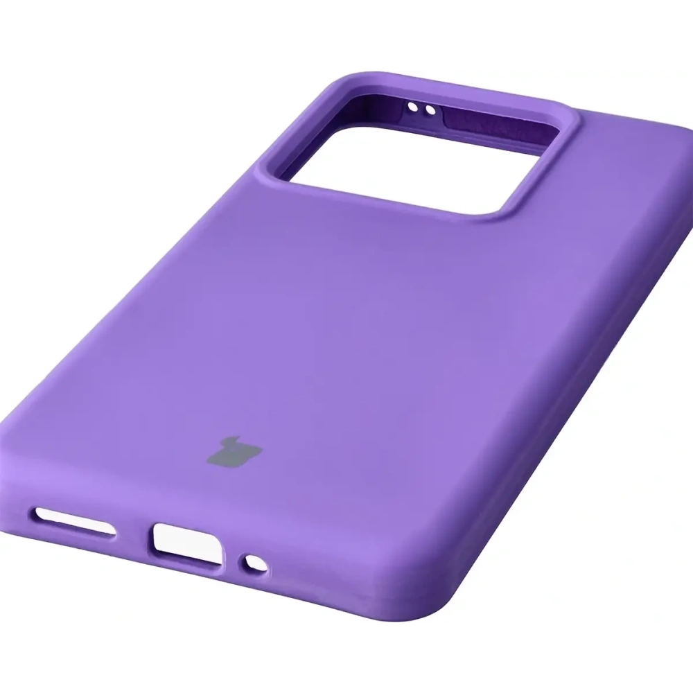 Silikonowe etui Bizon Soft Case do Realme GT 7 / 7T fioletowe