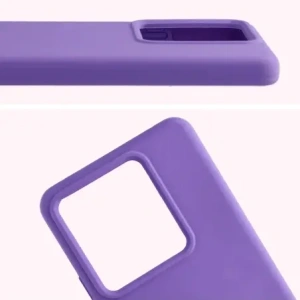 Silikonowe etui Bizon Soft Case do Realme GT 7 / 7T fioletowe