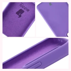 Silikonowe etui Bizon Soft Case do Realme GT 7 / 7T fioletowe