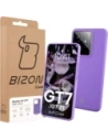 Silikonowe etui Bizon Soft Case do Realme GT 7 / 7T fioletowe