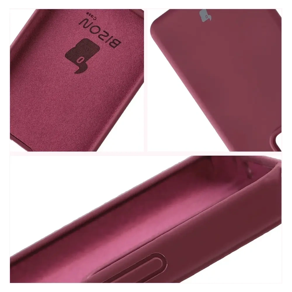 Silikonowe etui Bizon Soft Case do Realme GT 7 / 7T ciemnofioletowe