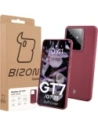 Silikonowe etui Bizon Soft Case do Realme GT 7 / 7T ciemnofioletowe