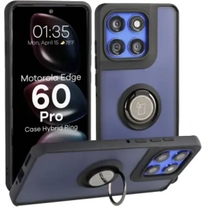 Bizon Eset Hibrid Gyűrű Motorola Edge 60 Pro füstös fekete kerettel