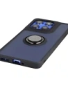 Etui z uchwytem na palec Bizon Case Hybrid Ring do Motorola Edge 60 Pro przydymione z czarną ramką