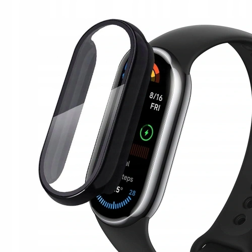 Etui z szybką Tech-Protect Defense do Xiaomi Smart Band 10 / 10 NFC Black