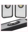 Etui z uchwytem na palec Bizon Case Hybrid Ring do Google Pixel 10 Pro XL przydymione z czarną ramką