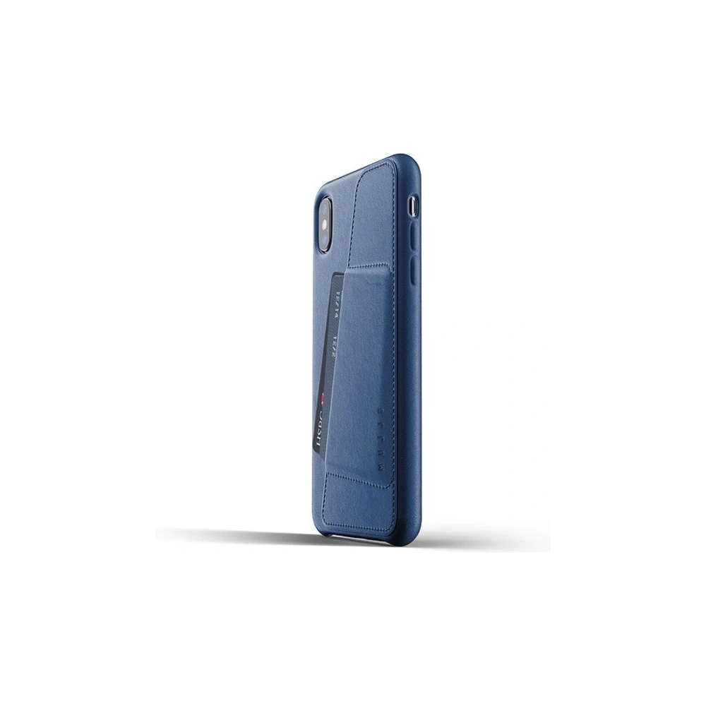 Hurtownia GSM - Etui Mujjo Full Leather Wallet Apple iPhone Xs Max (niebieskie) - MUJ033BLU - {ean13} - Hurt