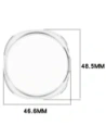 Etui z osłoną ekranu Bizon Case Watch Felipe do Samsung Galaxy Watch 8 44mm przezroczyste