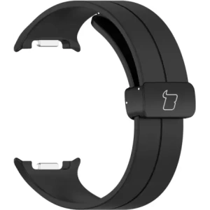 Bizon pántos óra szilikon Samsung Galaxy Watch 8 40mm / 44mm / 8 Classic 46mm fekete