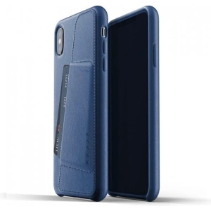 Hurtownia GSM - Etui Mujjo Full Leather Wallet Apple iPhone Xs Max (blau) - MUJ033BLU - {ean13} - Hurt