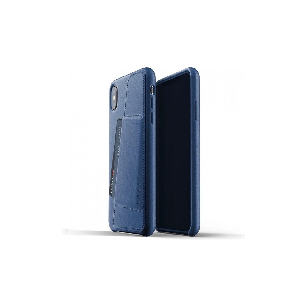 Hurtownia GSM - Etui Mujjo Full Leather Wallet Apple iPhone Xs Max (niebieskie) - MUJ033BLU - {ean13} - Hurt