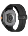 Silikonowy pasek Bizon Strap Watch Silicone L do Samsung Galaxy Watch 8 40mm / 44mm / 8 Classic 46mm czarny
