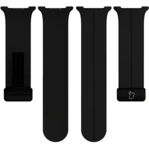 Bizon pántos óra szilikon Samsung Galaxy Watch 8 40mm / 44mm / 8 Classic 46mm fekete
