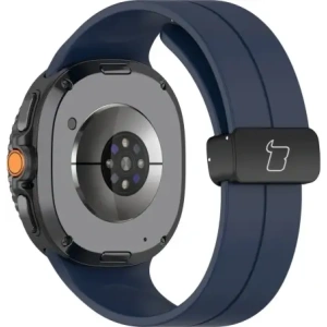 Bizon pántos óra szilikonból Samsung Galaxy Watch 8 40mm / 44mm / 8 Classic 46mm sötétkék