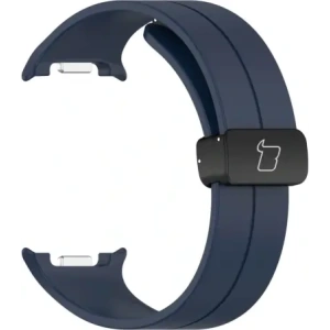 Bizon pántos óra szilikonból Samsung Galaxy Watch 8 40mm / 44mm / 8 Classic 46mm sötétkék
