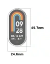 Etui z osłoną ekranu Bizon Case Watch Felipe do Xiaomi Smart Band 10 przezroczyste
