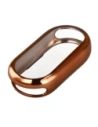 Etui z osłoną ekranu Bizon Case Watch Felipe do Xiaomi Smart Band 10 różowozłote