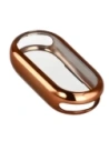 Etui z osłoną ekranu Bizon Case Watch Felipe do Xiaomi Smart Band 10 różowozłote