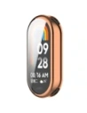 Etui z osłoną ekranu Bizon Case Watch Felipe do Xiaomi Smart Band 10 różowozłote