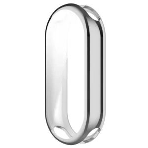 Etui z osłoną ekranu Bizon Case Watch Felipe do Xiaomi Smart Band 10 srebrne