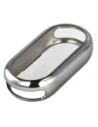 Etui z osłoną ekranu Bizon Case Watch Felipe do Xiaomi Smart Band 10 srebrne