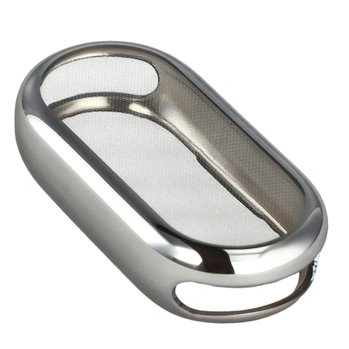 Etui z osłoną ekranu Bizon Case Watch Felipe do Xiaomi Smart Band 10 srebrne