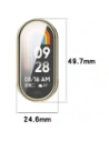 Etui z osłoną ekranu Bizon Case Watch Felipe do Xiaomi Smart Band 10 złote