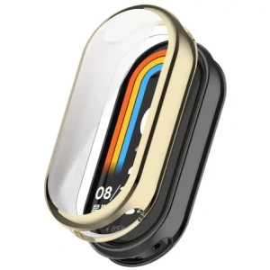 Etui z osłoną ekranu Bizon Case Watch Felipe do Xiaomi Smart Band 10 złote