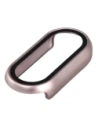 Etui ze szkłem do zegarka Bizon Case+Glass Watch do Xiaomi Smart Band 10 jasnoróżowe
