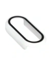 Etui ze szkłem do zegarka Bizon Case+Glass Watch do Xiaomi Smart Band 10 białe