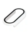 Etui ze szkłem do zegarka Bizon Case+Glass Watch do Xiaomi Smart Band 10 białe