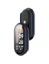 Etui ze szkłem do zegarka Bizon Case+Glass Watch do Xiaomi Smart Band 10 niebieskie