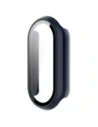 Etui ze szkłem do zegarka Bizon Case+Glass Watch do Xiaomi Smart Band 10 niebieskie