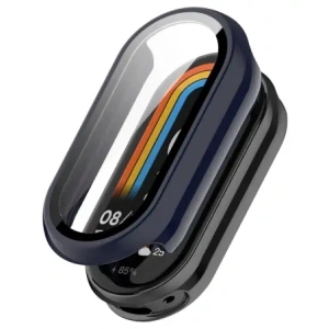 Bizon Eset+Üveg Óra Xiaomi Okos Szíj 10 kék