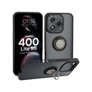 Inel hibrid Bizon Case Honor 400 Lite fumuriu cu ramă neagră