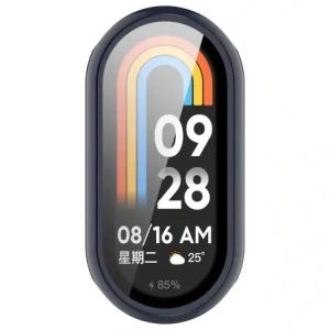 Bizon Eset+Üveg Óra Xiaomi Okos Szíj 10 kék
