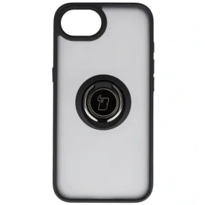 Bizon Eset Hibrid Gyűrű Apple iPhone 16e füstös fekete kerettel