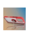 Etui z uchwytem na palec Bizon Case Hybrid Ring do Honor 400 Lite przydymione z czerwoną ramką