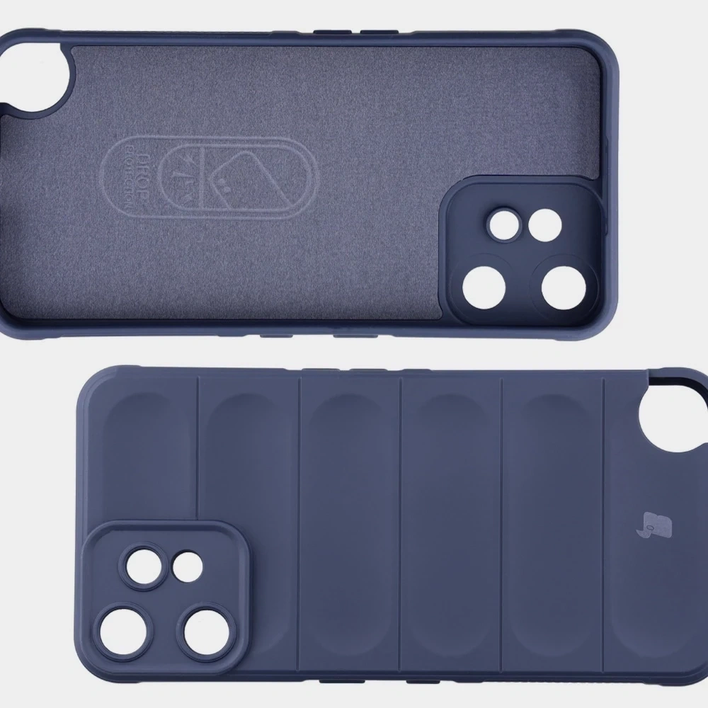 Pancerne etui Bizon Case Tur do Nothing CMF Phone 2 Pro granatowe