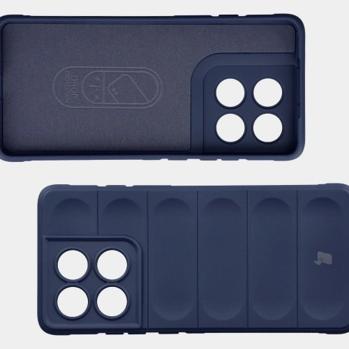 Pancerne etui Bizon Case Tur do Motorola Edge 60 Pro granatowe