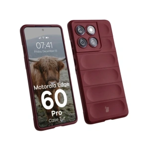 Pancerne etui Bizon Case Tur do Motorola Edge 60 Pro burgundowe