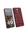 Pancerne etui Bizon Case Tur do Motorola Edge 60 Pro burgundowe