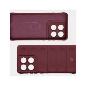 Pancerne etui Bizon Case Tur do Motorola Edge 60 Pro burgundowe