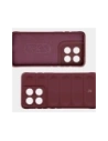 Pancerne etui Bizon Case Tur do Motorola Edge 60 Pro burgundowe