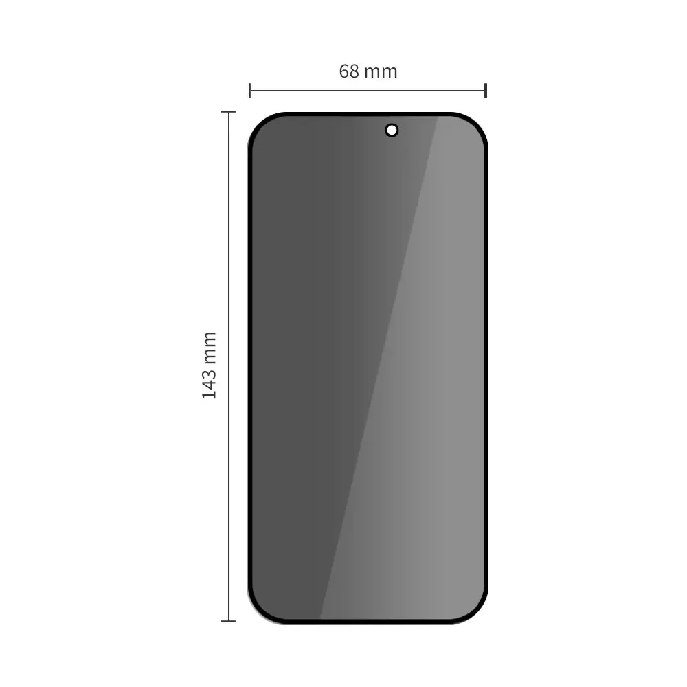 Szkło prywatyzujące Tech-Protect Quick Set Spy+ do Apple iPhone 12 / 12 Pro Privacy [2 PACK]