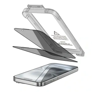Tech-Protect Quick Set Spy+ Apple iPhone 15 / 16 Adatvédelmi [2 CSOMAG]